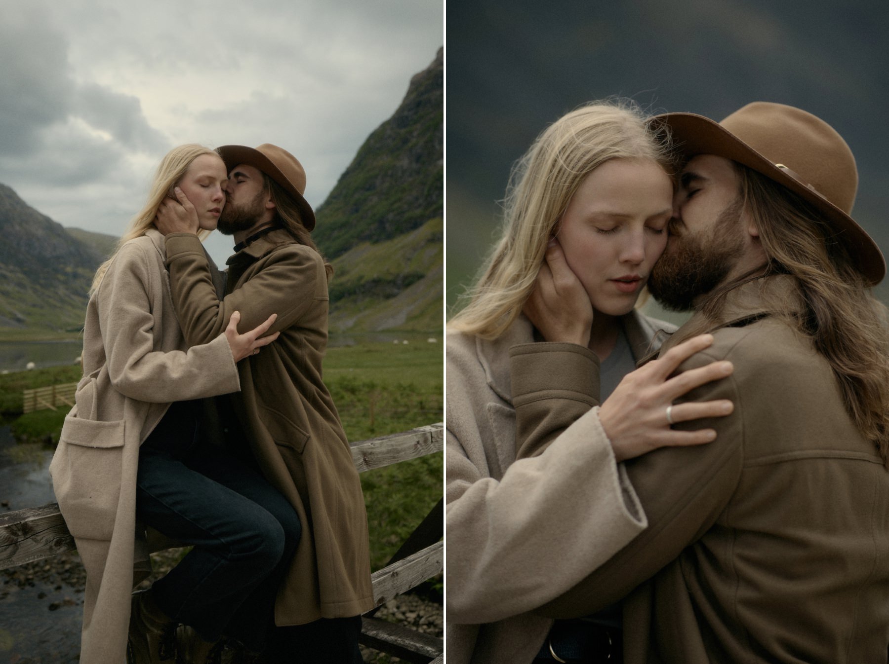 couple portrait shoot glencoe