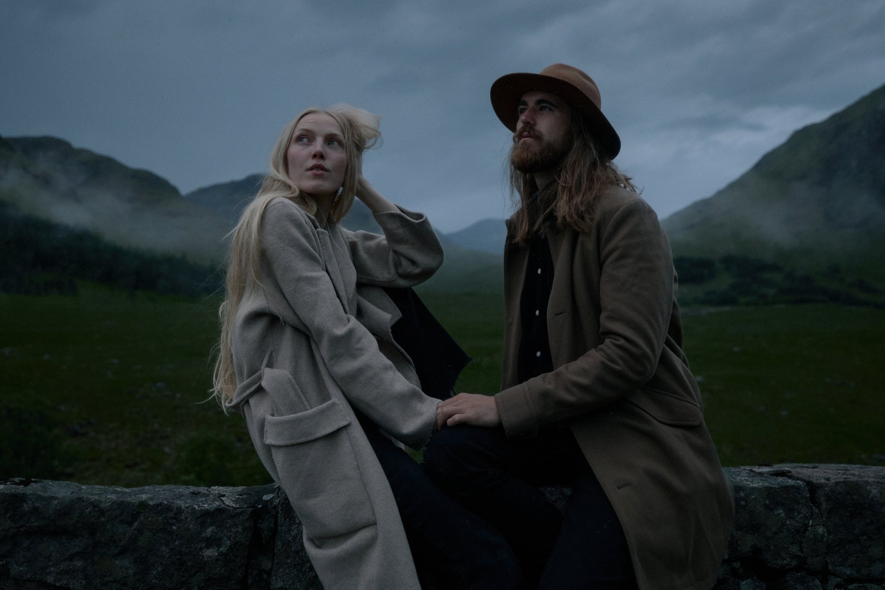 couple portrait shoot glencoe