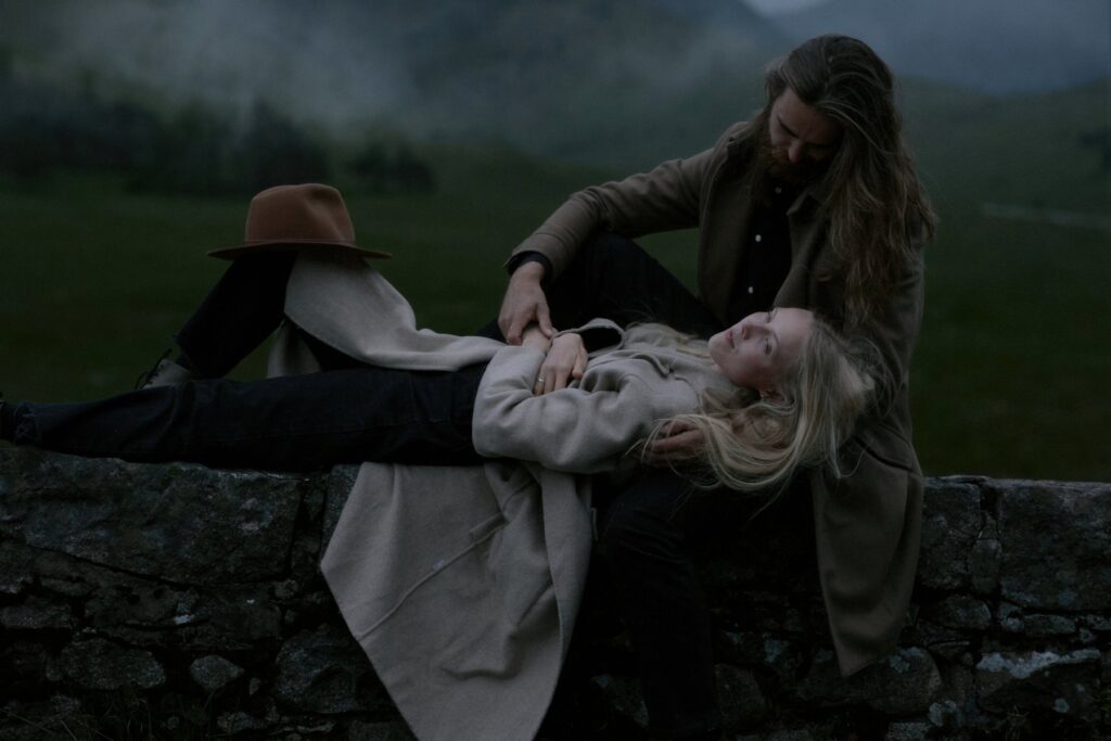 couple portrait shoot glencoe