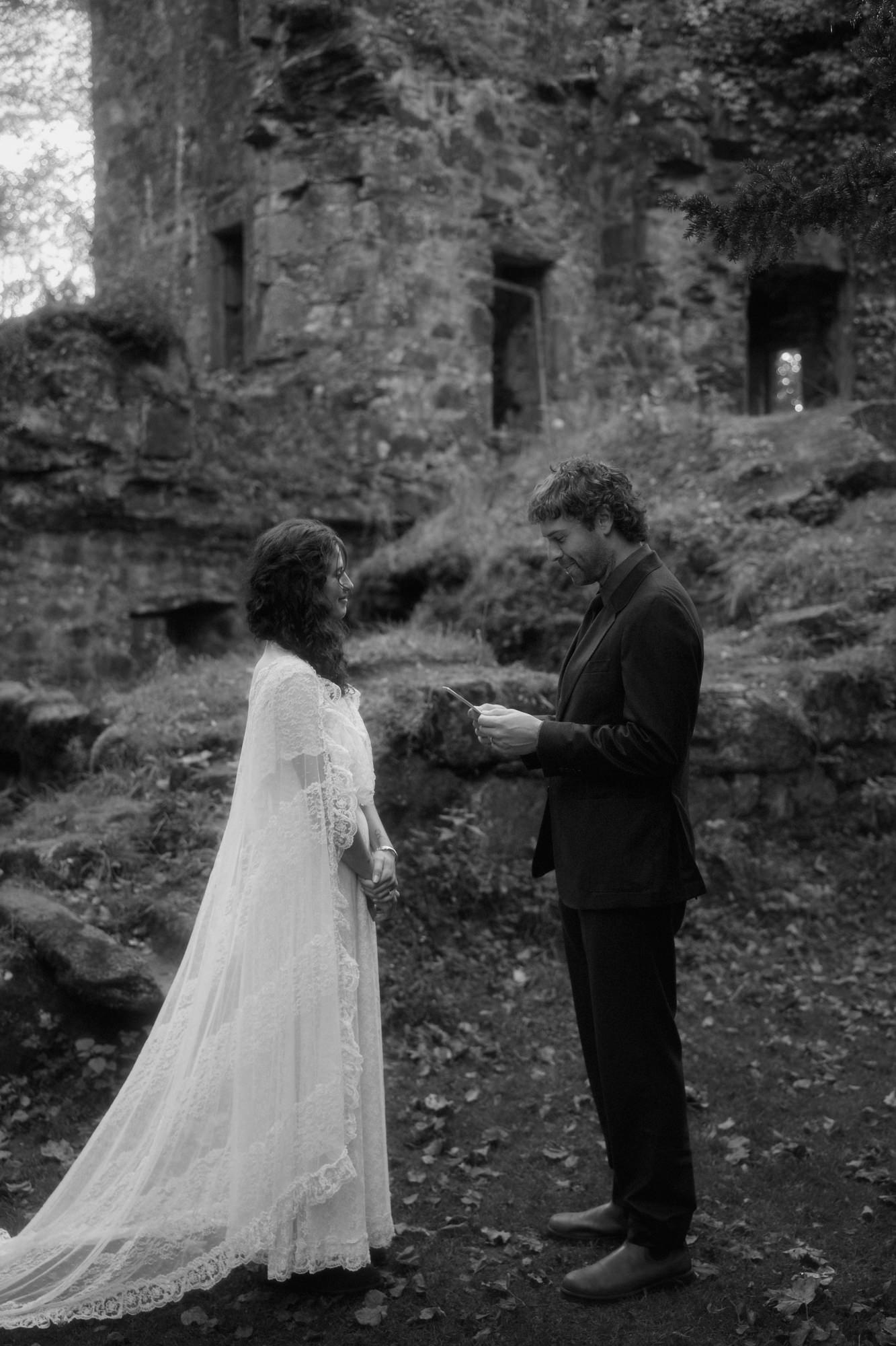 finlarig castle elopement photography